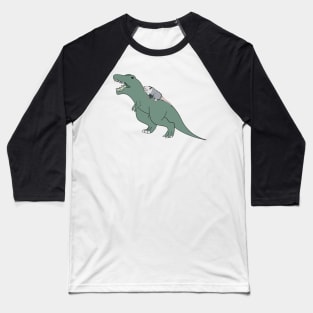 Opossum T-Rex Baseball T-Shirt